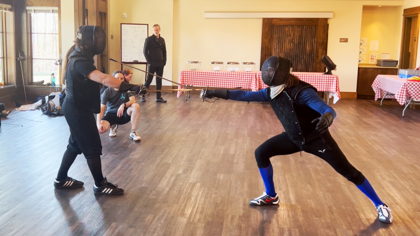 Historical fencing lesson